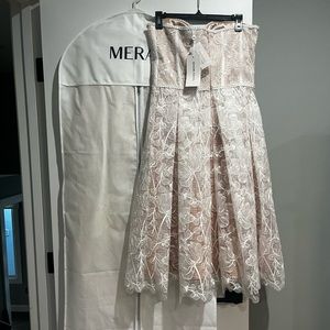 Nadine Merabi Olivia dress in white! Size medium!